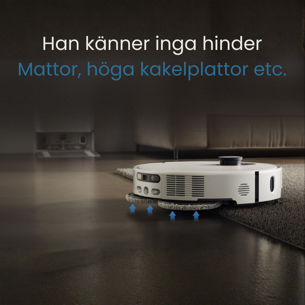 HOME BUDDY – 3-i-1 robotdammsugare med golvtvättfunktion